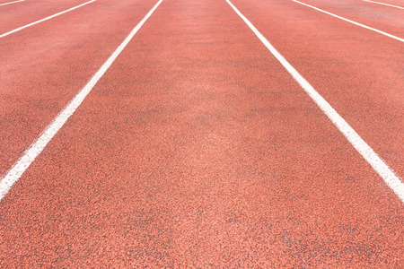 racetrack in the morningの写真素材