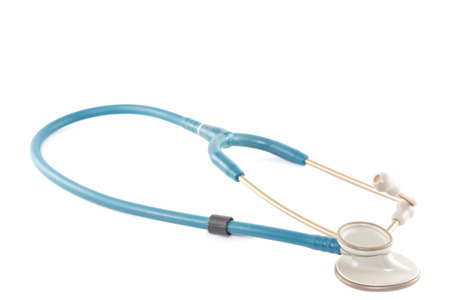 stethoscope isolated on white backgroundの写真素材