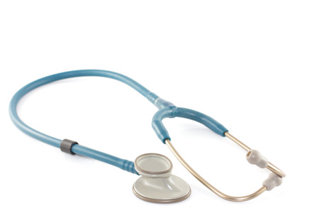 stethoscope isolated on white backgroundの写真素材