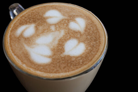 Close-up of cappuccino foamの写真素材