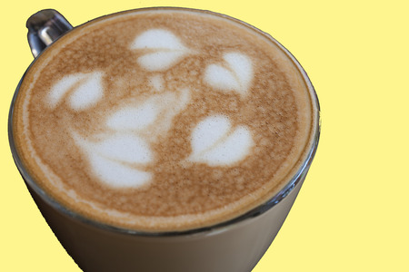 Close-up of cappuccino foamの写真素材