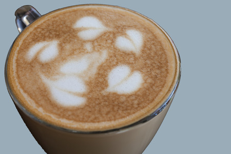 Close-up of cappuccino foamの写真素材