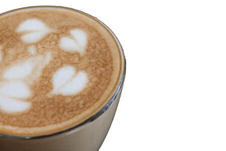 Close-up of cappuccino foamの写真素材