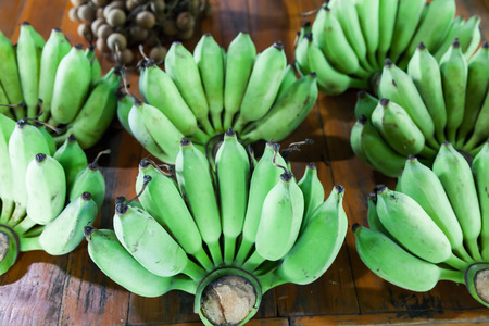 green bananas, Thailandの写真素材