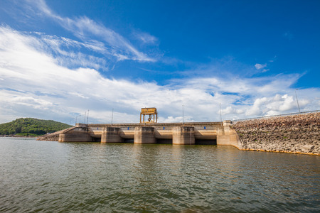 Dam Wall ,Thailandの写真素材