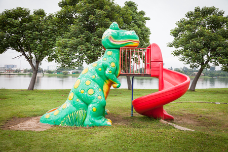 Colorful playground ,Thailandの写真素材