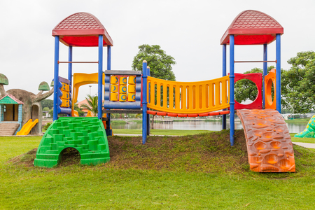 Colorful playground ,Thailandの写真素材