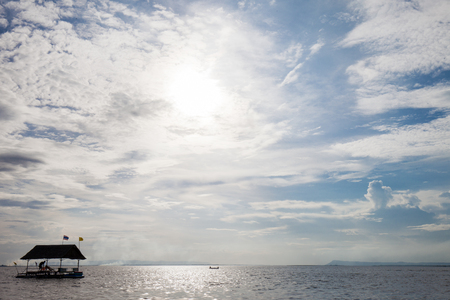 Floating in the water , Thailandの写真素材