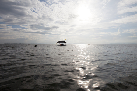 Floating in the water , Thailandの写真素材