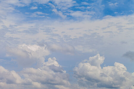 blue sky with cloudy landscape backgroundの写真素材