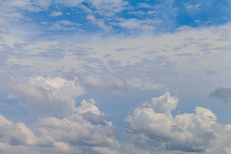 blue sky with cloudy landscape backgroundの写真素材
