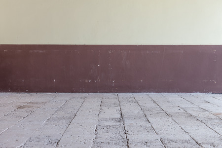 white concrete wall and floor close upの写真素材