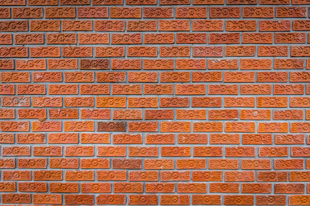 Red brick wall texture backgroundの写真素材
