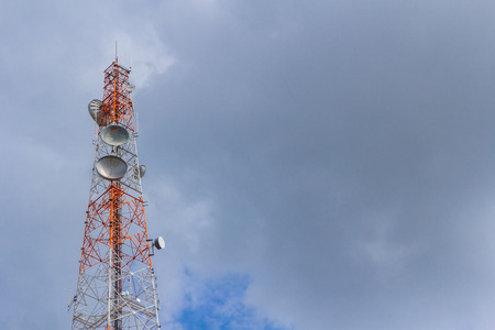 Telecommunication tower ,sky
