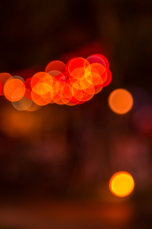 Blurred abstract lights bokeh backgroundの写真素材