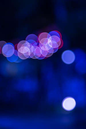 Blurred abstract lights bokeh backgroundの写真素材
