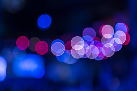 Blurred abstract lights bokeh backgroundの写真素材
