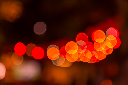 Blurred abstract lights bokeh backgroundの写真素材