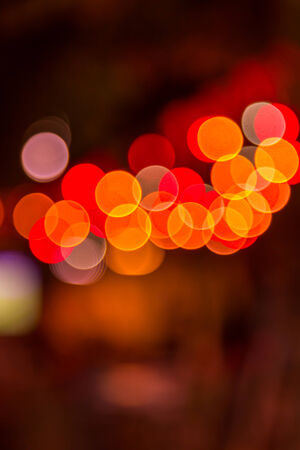 Blurred abstract lights bokeh backgroundの写真素材