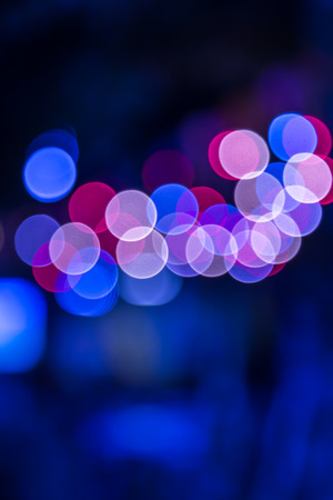 Blurred abstract lights bokeh backgroundの写真素材