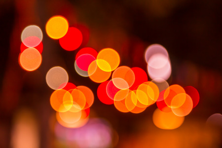 Blurred abstract lights bokeh backgroundの写真素材