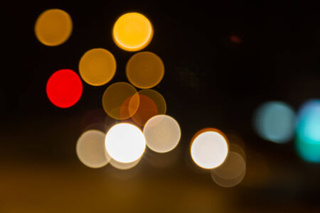 defocused lights bokeh backgroundの写真素材