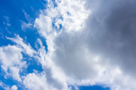 Sunny day Blue Sky with clouds ,Natureの写真素材