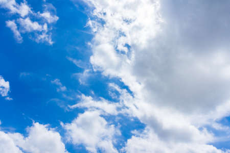 Sunny day Blue Sky with clouds ,Natureの写真素材