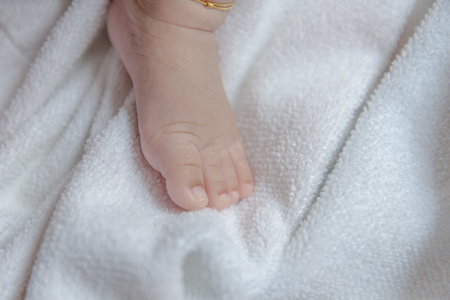 feet Baby's, Loveの写真素材