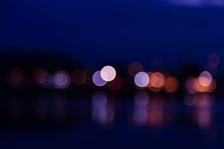 lights bokeh backgroundの写真素材