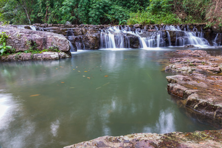 beautiful waterfall water moving