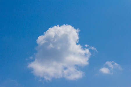 clouds, sunny day, sunshine, blue sky, white cloudsの写真素材