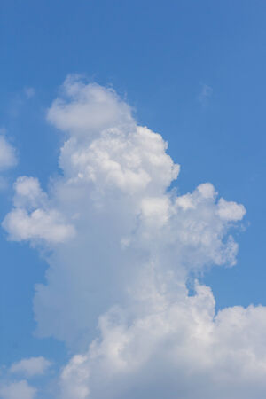 clouds, sunny day, sunshine, blue sky, white cloudsの写真素材