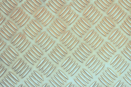 Old stainless steel floor plate textureの写真素材