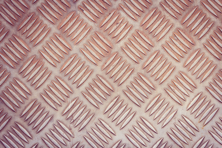 Old stainless steel floor plate textureの写真素材