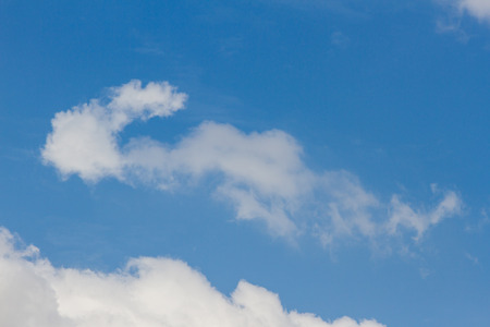 Blank sky with clouds ,Natureの写真素材