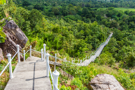 Rock stairway going up ,Mountainの写真素材