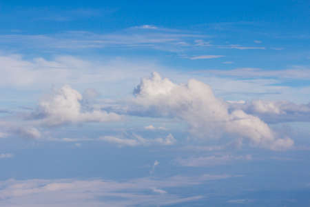 clouds in the blue skyの写真素材