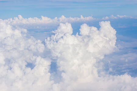clouds in the blue skyの写真素材