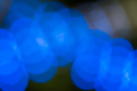 blue light bokeh 