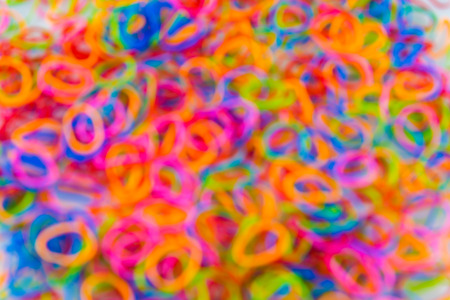 Abstract Blur colorful rubberband backgroundの写真素材