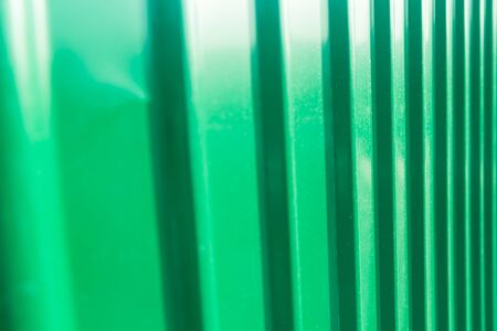Green fence steel sheet texture backgroundの写真素材