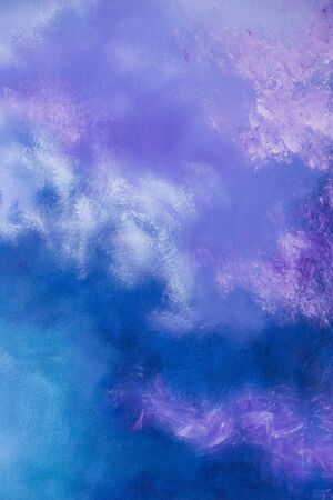 Abstract blue paint color backgroundの写真素材