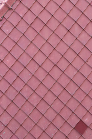 Red tile roofs texture use for backgroundの写真素材