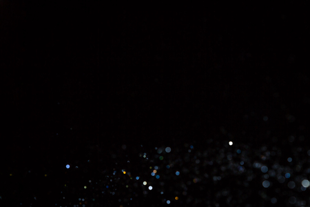 black bokeh on black use for backgroundの写真素材