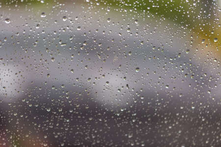 water drop on  glass use for background