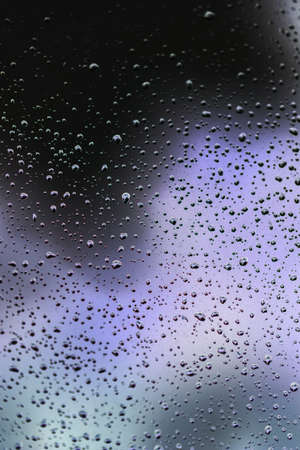 water drop on  glass use for background