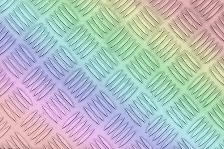 Old stainless steel floor plate textureの写真素材