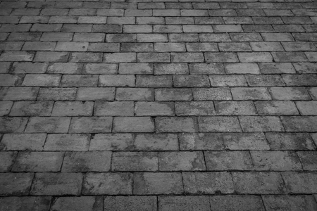 Old floor red brick wall texture use for backgroundの写真素材