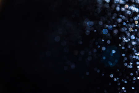 Blue blur bokeh defocused backgroundの写真素材